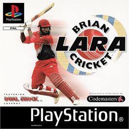 Box cover for Brian Lara Cricket on the Sony Playstation.