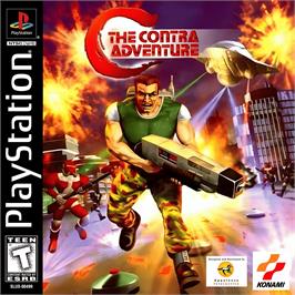 Box cover for C - The Contra Adventure on the Sony Playstation.