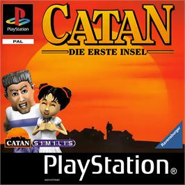 Box cover for Catan: Die Erste Insel on the Sony Playstation.