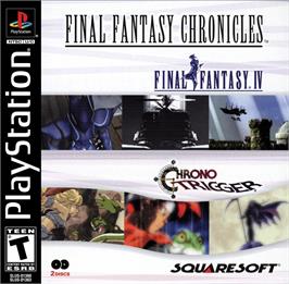 Box cover for Chrono Trigger on the Sony Playstation.