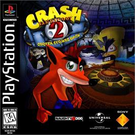 Box cover for Crash Bandicoot 2 - Cortex Strikes Back on the Sony Playstation.