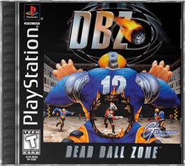 Box cover for DBZ: Dead Ball Zone on the Sony Playstation.