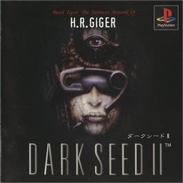 Box cover for Dark Seed II on the Sony Playstation.