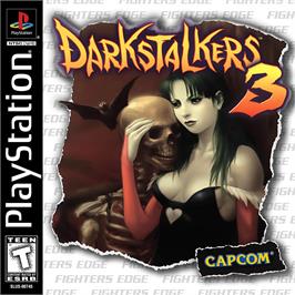 Box cover for Darkstalkers 3 on the Sony Playstation.
