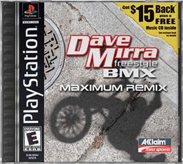 Box cover for Dave Mirra Freestyle BMX: Maximum Remix on the Sony Playstation.