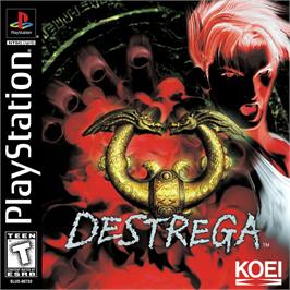 Box cover for Destrega on the Sony Playstation.