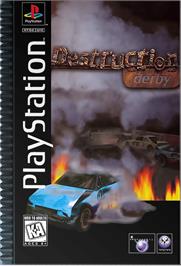 Box cover for Destruction Derby on the Sony Playstation.