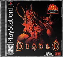 Box cover for Diablo on the Sony Playstation.