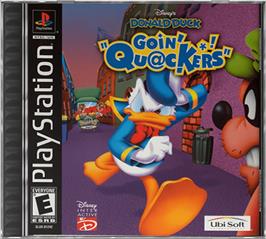 Box cover for Disney's Donald Duck: Goin' Quackers on the Sony Playstation.