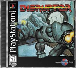 Box cover for Disruptor on the Sony Playstation.