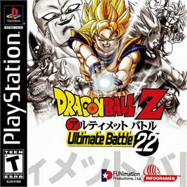 Box cover for Dragon Ball Z - Ultimate Battle 22 on the Sony Playstation.