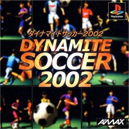 Box cover for Dynamite Soccer 2002 on the Sony Playstation.