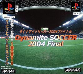 Box cover for Dynamite Soccer 2004 Final on the Sony Playstation.