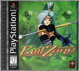 Box cover for Evil Zone on the Sony Playstation.