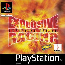 Box cover for Explosive Racing on the Sony Playstation.