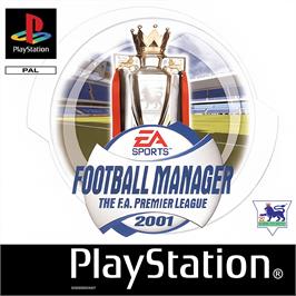 Box cover for F.a. Premier League Football Manager 2001, The on the Sony Playstation.