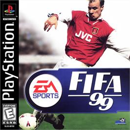 Box cover for Fifa 99 on the Sony Playstation.