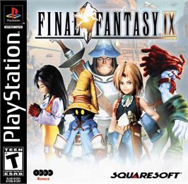 Box cover for Final Fantasy 9 on the Sony Playstation.