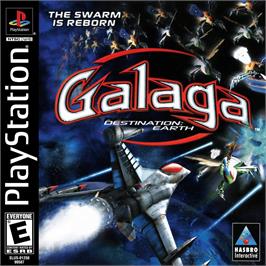 Box cover for Galaga - Destination Earth on the Sony Playstation.