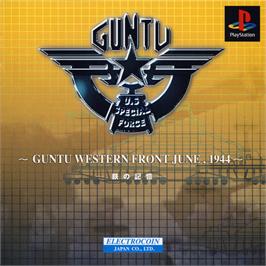Box cover for Guntu Western Front June, 1944 on the Sony Playstation.