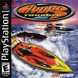 Box cover for Hydro Thunder on the Sony Playstation.