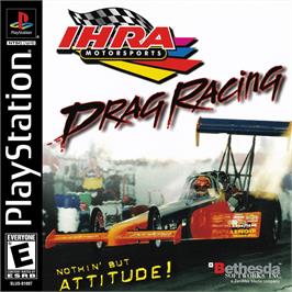 Box cover for Ihra Motorsports Drag Racing on the Sony Playstation.