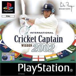 Box cover for International Cricket Captain 2002 on the Sony Playstation.