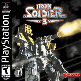 Box cover for Iron Soldier 3 on the Sony Playstation.