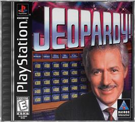 Box cover for Jeopardy! on the Sony Playstation.