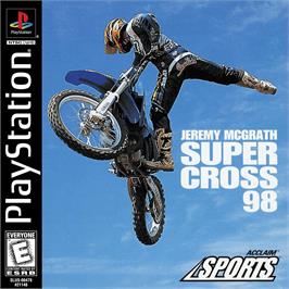 Box cover for Jeremy Mcgrath Supercross 98 on the Sony Playstation.