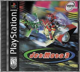 Box cover for Jet Moto 3 on the Sony Playstation.