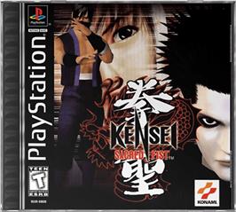 Box cover for Kensei: Sacred Fist on the Sony Playstation.