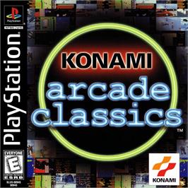 Box cover for Konami Arcade Classics on the Sony Playstation.