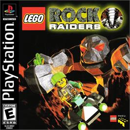 Box cover for Lego Rock Raiders on the Sony Playstation.