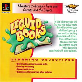 Box cover for Lightspan - Liquid Books Adventure 2 - Amrita's Trees And Cerdito And The Coyote on the Sony Playstation.
