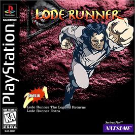 Box cover for Lode Runner on the Sony Playstation.