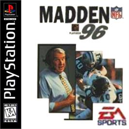 Box cover for Madden NFL 96 on the Sony Playstation.