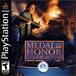 Box cover for Medal Of Honor - Underground on the Sony Playstation.