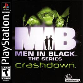 Box cover for Men In Black - The Series - Crashdown on the Sony Playstation.