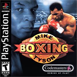 Box cover for Mike Tyson Boxing on the Sony Playstation.
