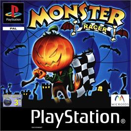 Box cover for Monster Racer on the Sony Playstation.