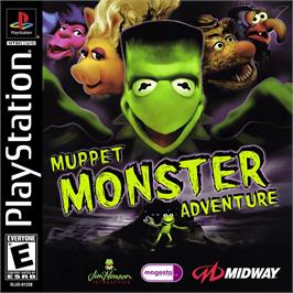 Box cover for Muppet Monster Adventure on the Sony Playstation.