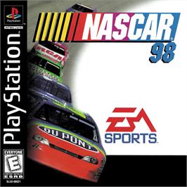 Box cover for NASCAR 98 on the Sony Playstation.