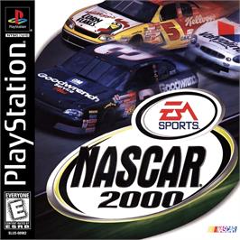 Box cover for Nascar 2000 on the Sony Playstation.