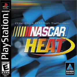 Box cover for Nascar Heat on the Sony Playstation.