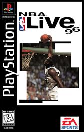 Box cover for Nba Live 96 on the Sony Playstation.