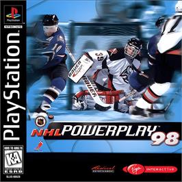 Box cover for Nhl Powerplay 98 on the Sony Playstation.