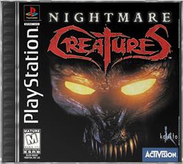 Box cover for Nightmare Creatures on the Sony Playstation.