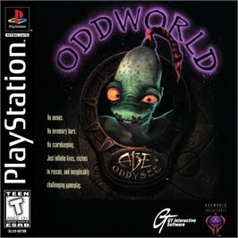 Box cover for Oddworld - Abe's Oddysee on the Sony Playstation.