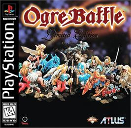 Box cover for Ogre Battle - The March Of The Black Queen on the Sony Playstation.